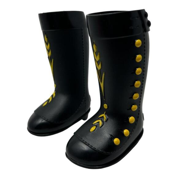 Disney Frozen 2 Anna Fashion Doll Shoes Black Boots Fits Jakks Walmart Exclusive - Picture 7 of 16